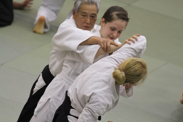 Pokazy Aikido w Złotowie - galeria z treningu