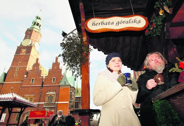 Kasia Kroczak i Krzysztof Kucharski na szlaku jarmarkowych specjałów