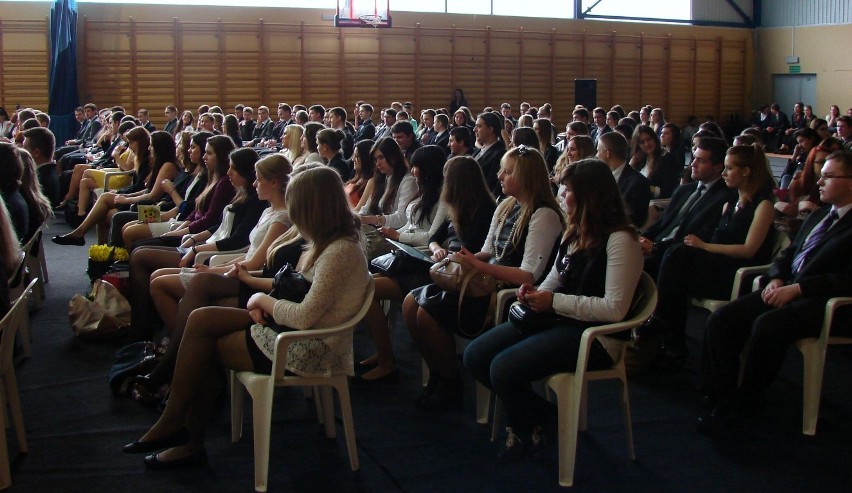 Matura 2013 w Rumi - zakończenie roku maturzystów w I Liceum...