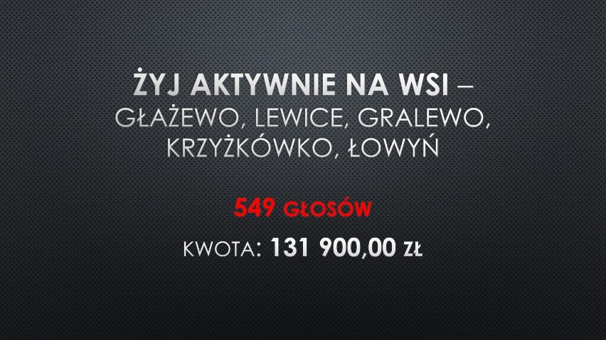 Znamy wyniki głosowaniu - Budżet Obywatelski Międzychód 2018