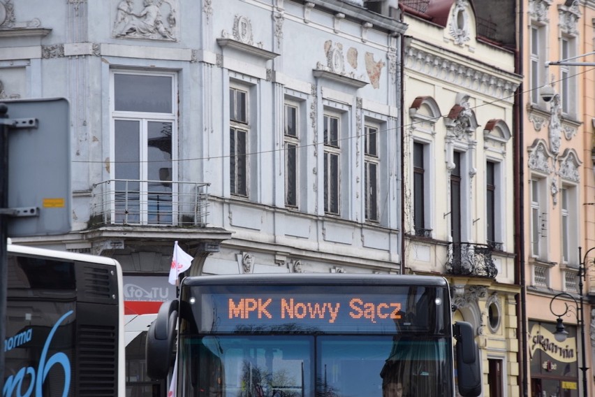 Strajk pracowników sądeckiego MPK