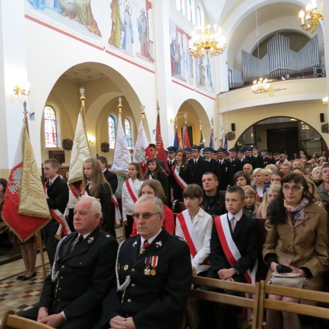 Fot. Jerzy Kirzyński Msza w intencji strażak&oacute;w w kościele w Wilczyskach