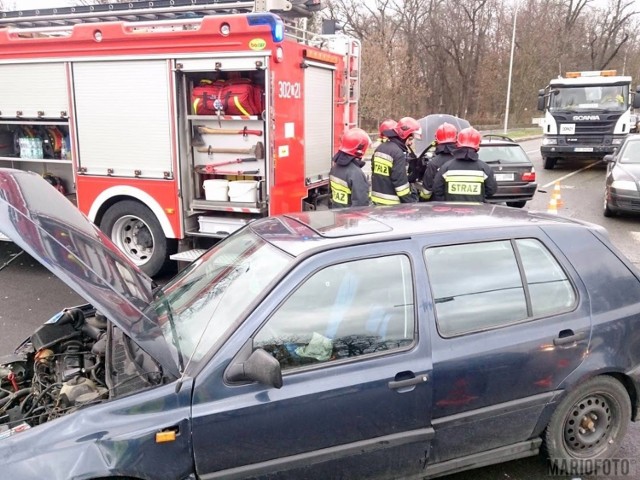 Groźny wypadek na skrzyżowaniu ul. Wrocławskiej, Niemodlińskiej i Nysy Łużyckiej w Opolu