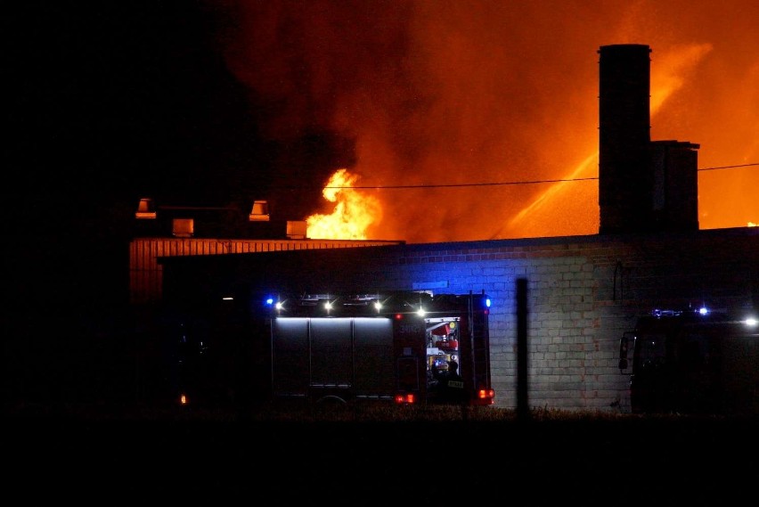 Pożar w Zagorzynie pod Kaliszem. Spłonął zakład stolarski...