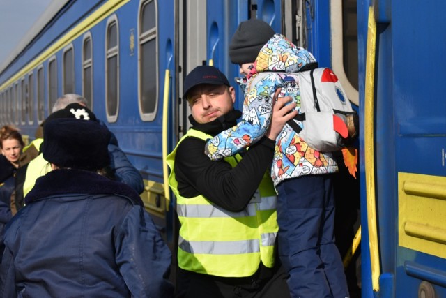 Trzeci pociąg z Ukraińcami jest już w Olkuszu