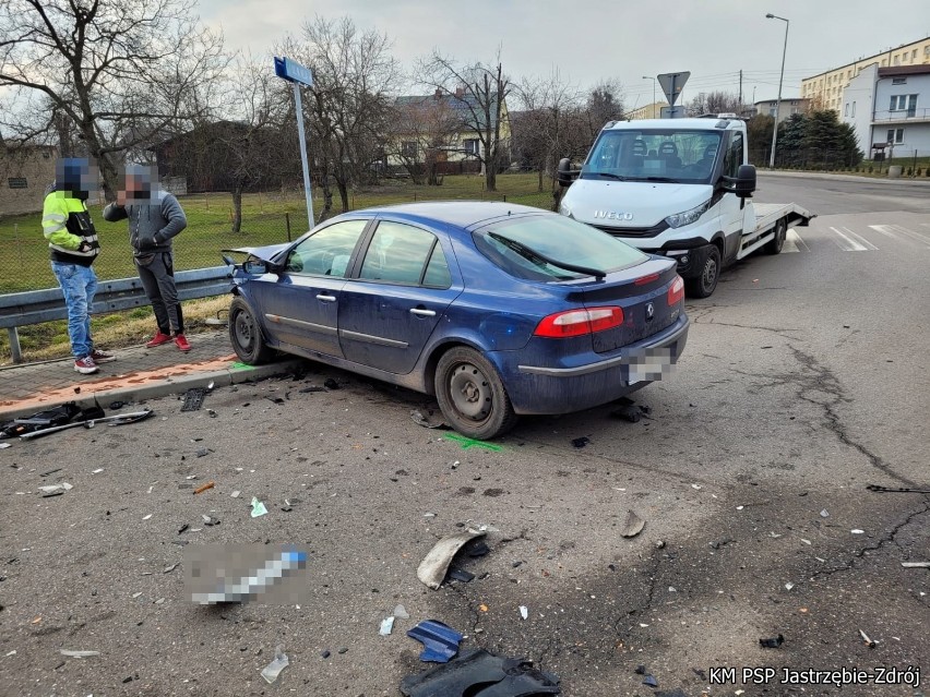 Wypadek w Jastrzębiu: 25-latek z audi nie ustąpił...