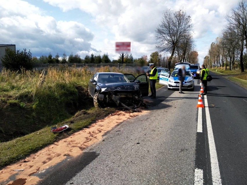 Tragiczny wypadek na DW 494 w Kalei. Zginął 57-letni kierowca z powiatu kłobuckiego [ZDJĘCIA]