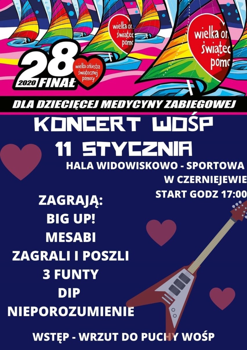 Koncert WOŚP w  Czerniejewie