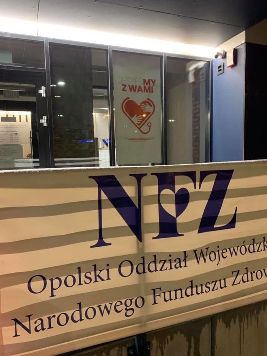Opolski oddział NFZ wspiera naszą akcję "JesteśMY z WAMI" 