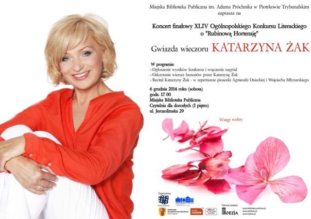 Gościem specjalnym będzie aktorka Katarzyna Żak
