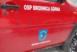 Pożar autobusu w Brodnicy Górnej - żaden z 8 pasażerów nie ucierpiał