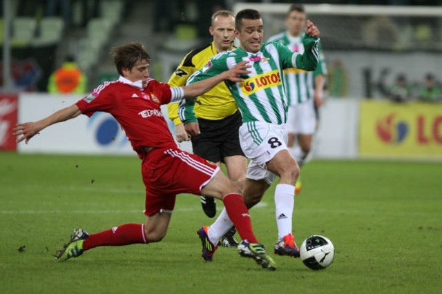 Łukasz Surma w Lechii Gdańsk grał od sezonu 2008/2009 do 2011/12