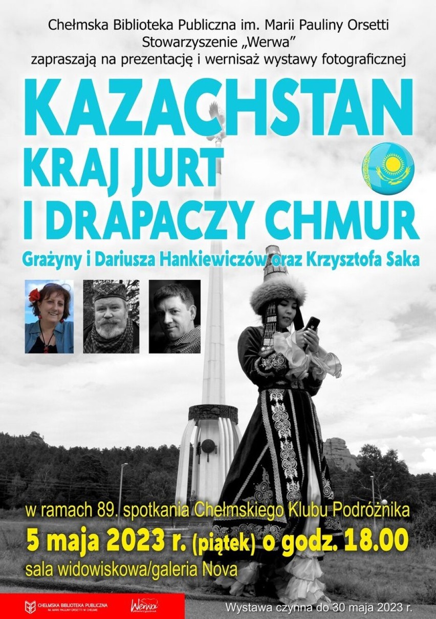 Podróżnicy spotkają się w chełmskiej bibliotece. Przeniosą się do pełnego kontrasu Kazachstanu
