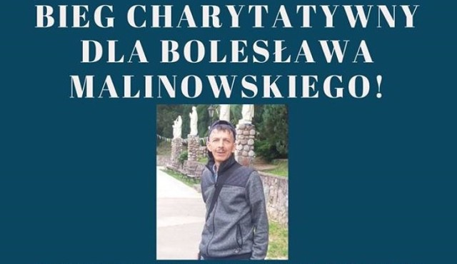 Bieg charytatywny dla Bolesława Malinowskiego odbędzie się w Bażantarni w niedzielę 14.10.2018
