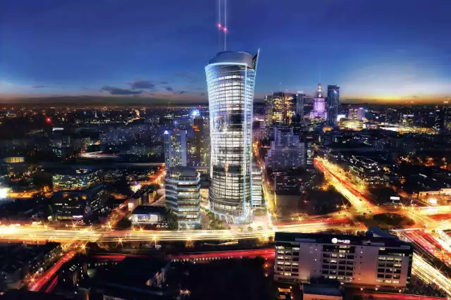Warsaw Spire, po Pałacu Kultury i Nauki, będzie najwyższym budynkiem w Polsce.