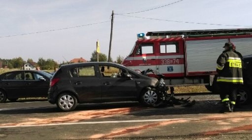 Wypadek na DK94 na wysokości Bębła/Czajowic