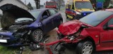 Wypadek na drodze powiatowej w Żerosławicach 