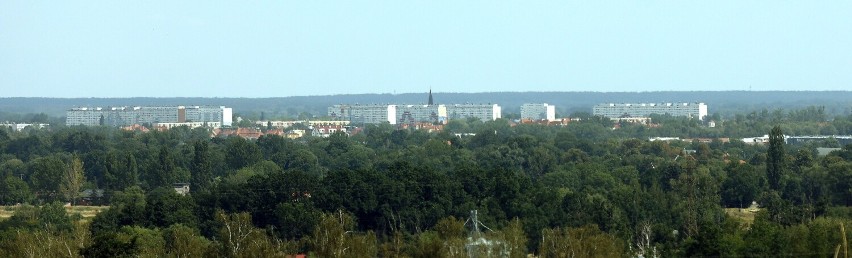 Tak wygląda Legnica na zdjęciach widziana z okolic miejscowości Kozice