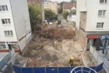 Remont ul. Krakowskiej w Opolu. Była kamienica, jest dziura w ziemi [ZDJĘCIA]