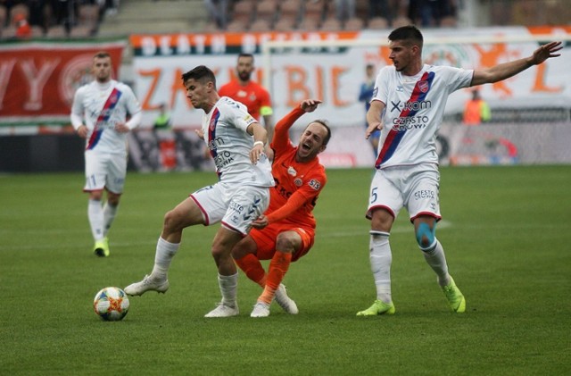 Zagłębie Lubin zremisowało z Rakowem Częstochowa 2 : 0