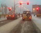 Szczecin: Ostrzeżenie przed gołoledzią. Kierowcy jeżdżą ostrożnie