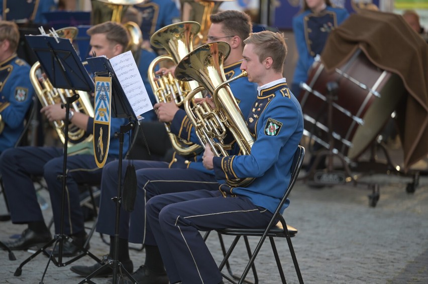 Orkiestra Dęta z Gütersloh grała na Rynku w Grudziądzu