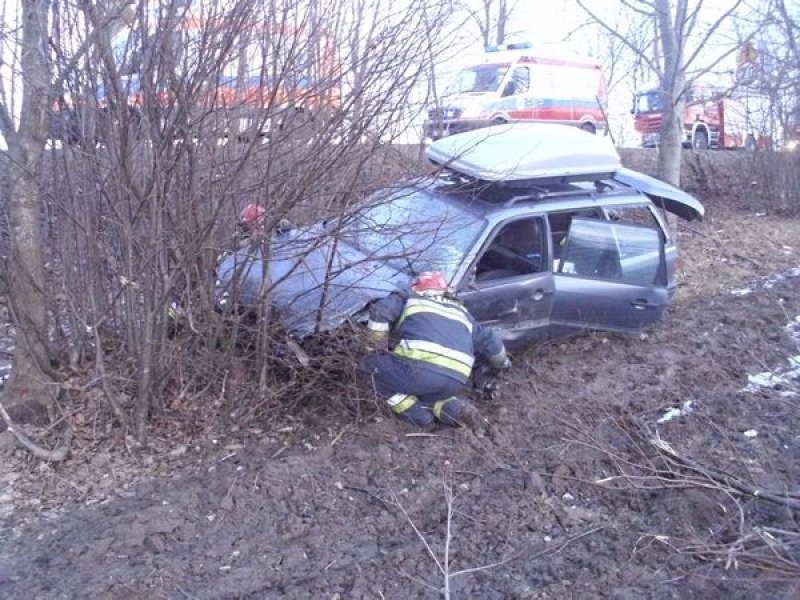 Wypadek w miejscowości Ruska Wieś - 4 marca 2013