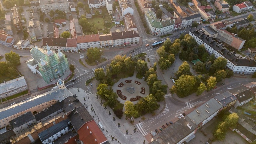 Radomsko w obiektywie Wiesława Kuca. Tak wygląda miasto okiem drona [ZDJĘCIA]