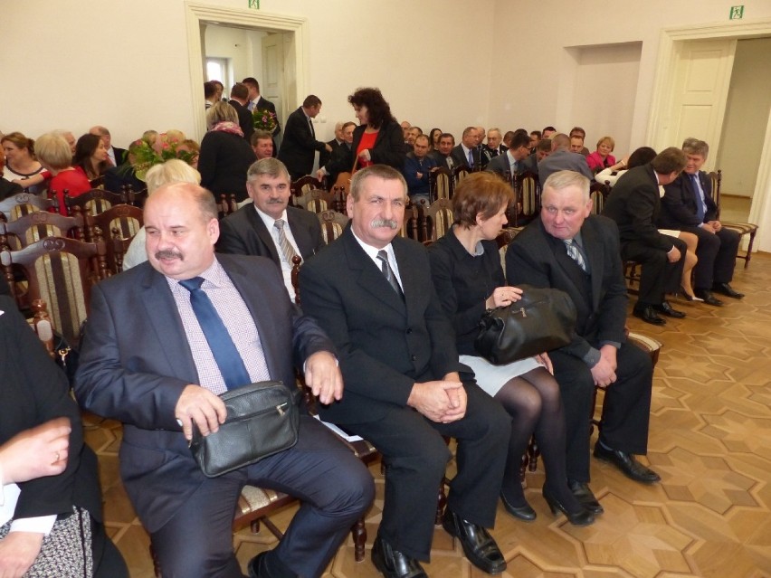 Ślubowanie burmistrza Złoczewa Jadwigi Sobańskiej