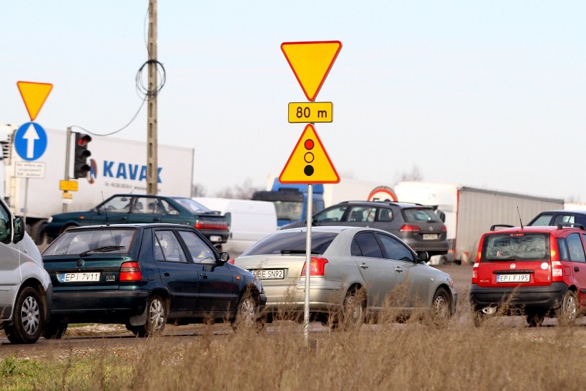 Zderzenie na autostradzie A1 w Piotrkowie