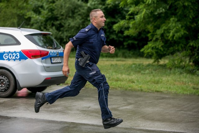 Policjanci z Oddziału Prewencji Policji w Bydgoszczy pełnili służbę na terenie Przyjezierza.