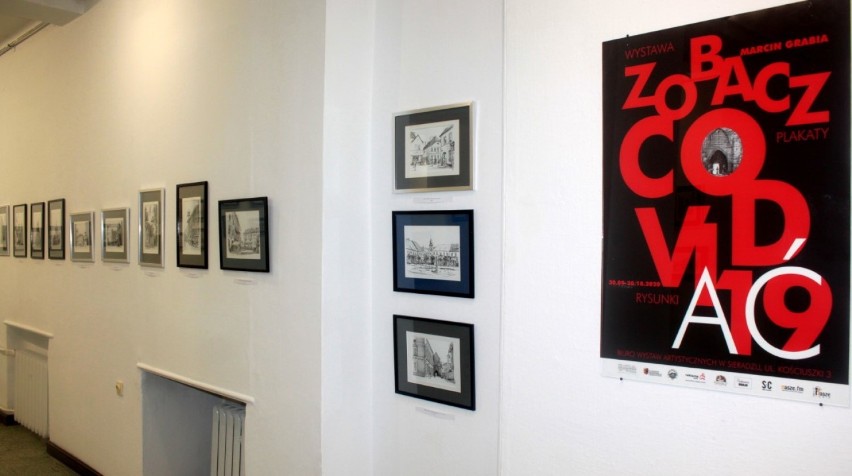 Wystawa plakatu i rysunku Marcina Grabi w BWA Sieradz