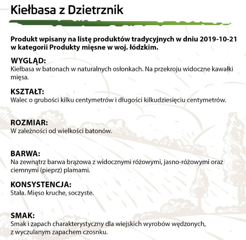 Wyroby z powiatu wieluńskiego wpisane na ministerialną Listę Produktów Tradycyjnych. Rozstrzygnięto konkurs na zdjęcie potrawy ZDJĘCIA