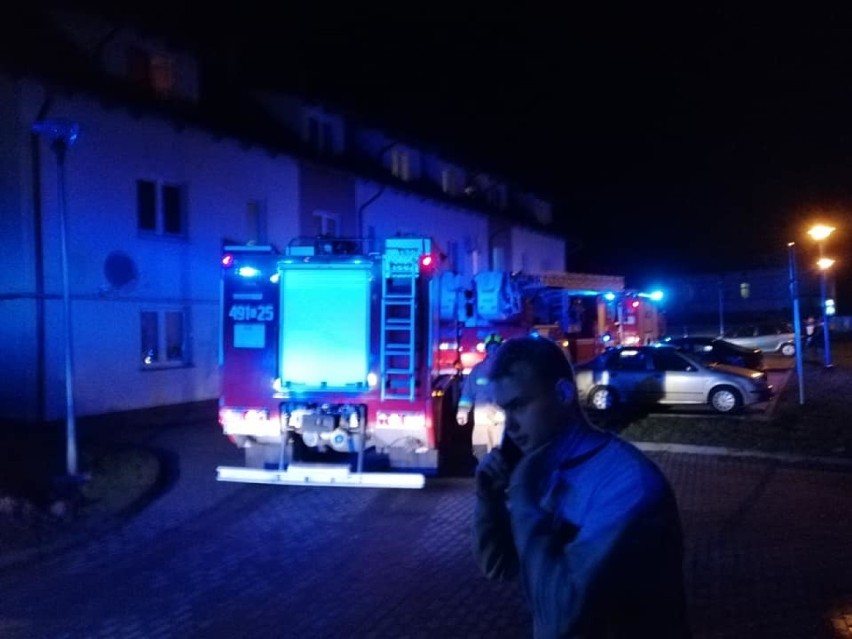 Nowy Dwór Gdański. Strażacy otrzymali wezwanie i sprawdzali zagrożenie na ul. Kościuszki