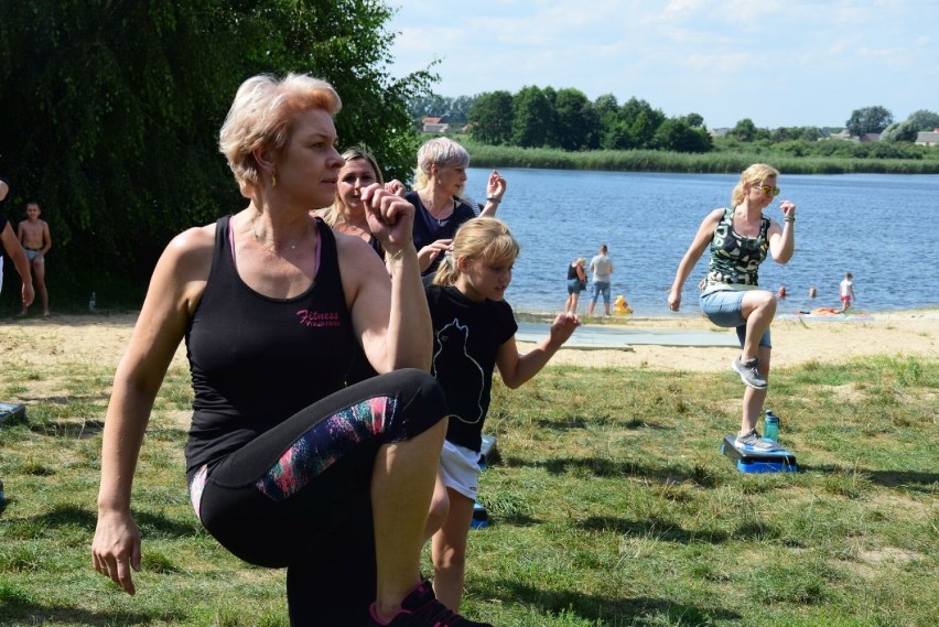 Na przybyły nad jezioro Wójcińskie czekało mnóstwo atrakcji....