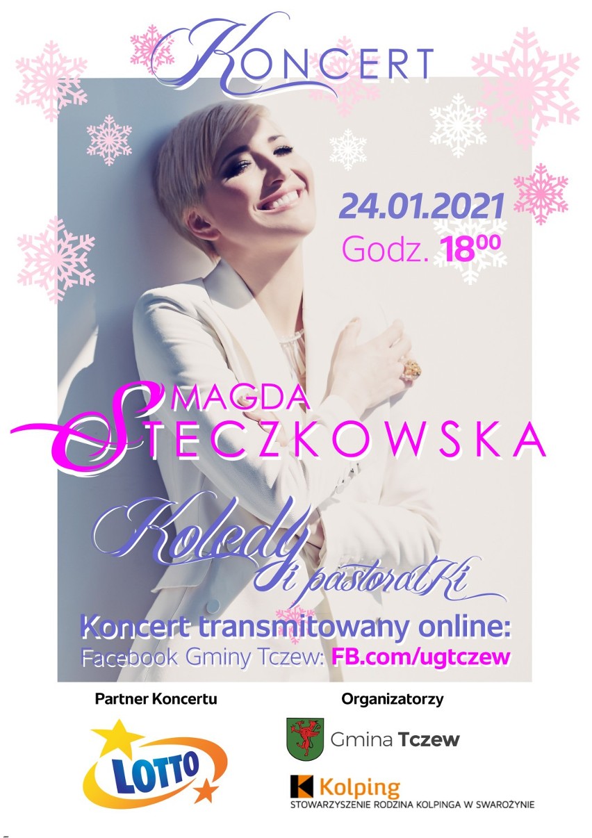 Swarożyn. Niedziela - 24.01.2021 r. koncert świąteczny Magdy Steczkowskiej