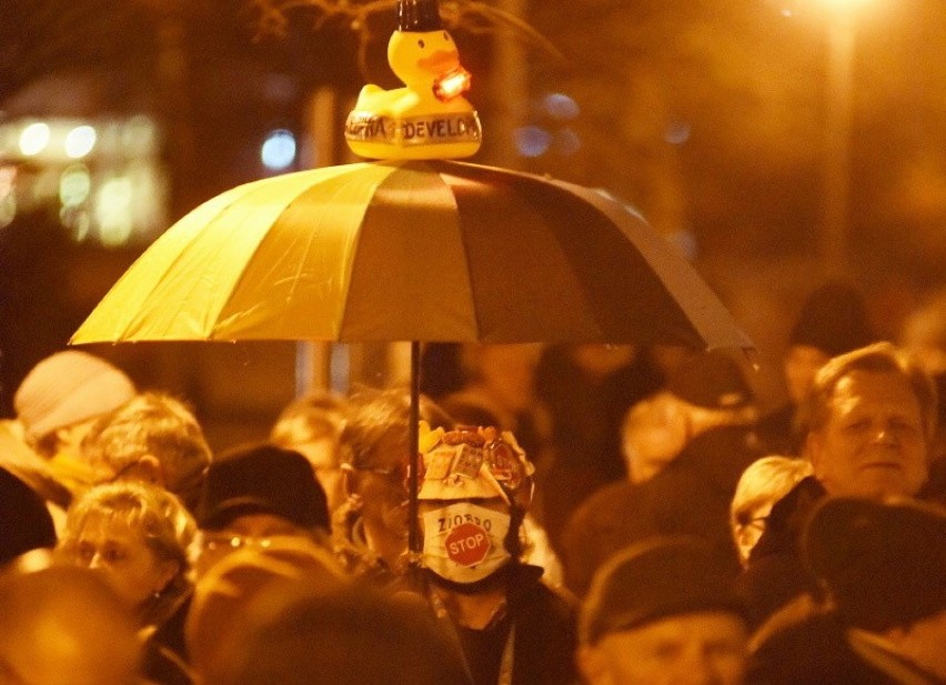 Zielonogórzanie protestowali przeciwko nowelizacji ustawy o...