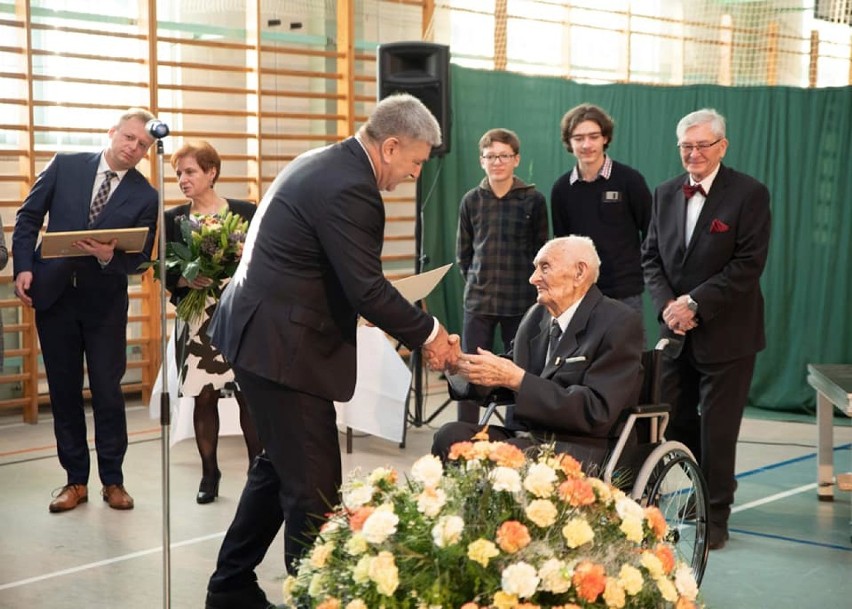 Alojzy Spychała świętował setne urodziny (6.02.2020).