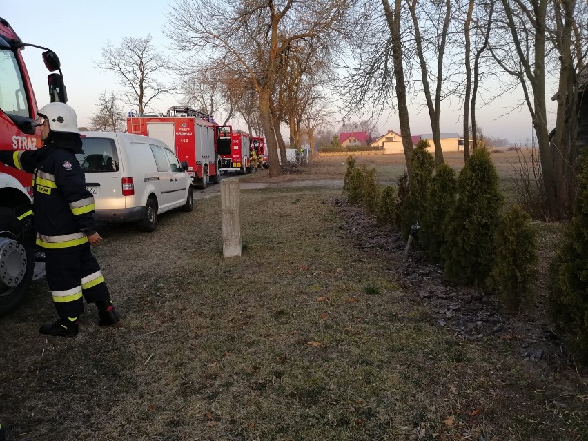 Wypadek w Janowie. 31-latek prawdopodobnie zasłabł za kierownicą