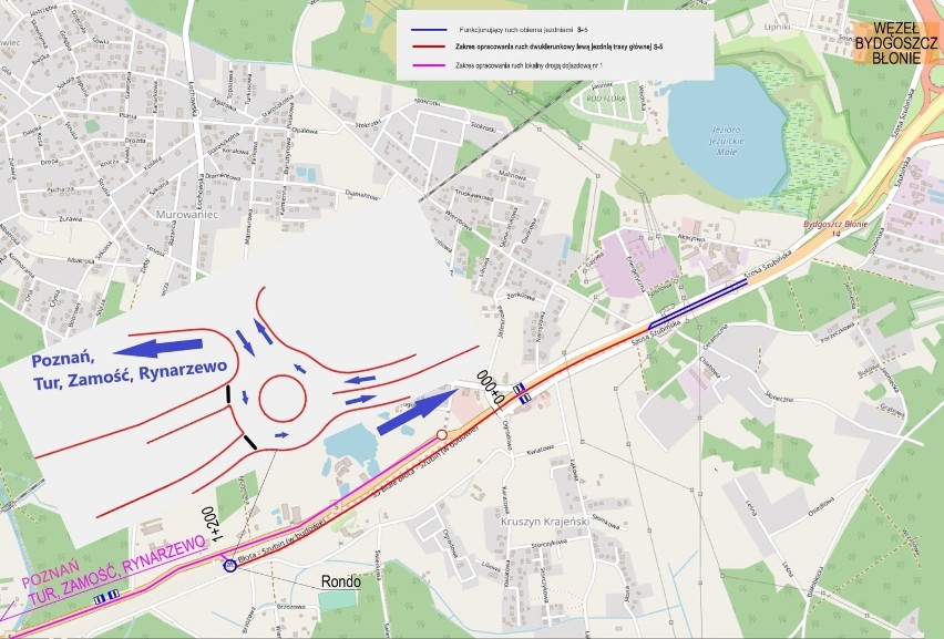 Odcinek Bydgoszcz Błonie - Szubin Północ ma zostać otwarty...