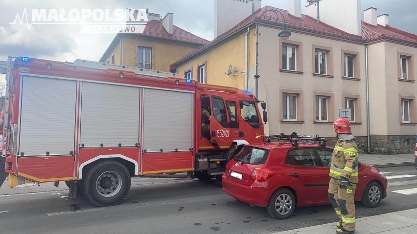 Na ul. Kościuszki w Kętach doszło do wypadku z udziałem...