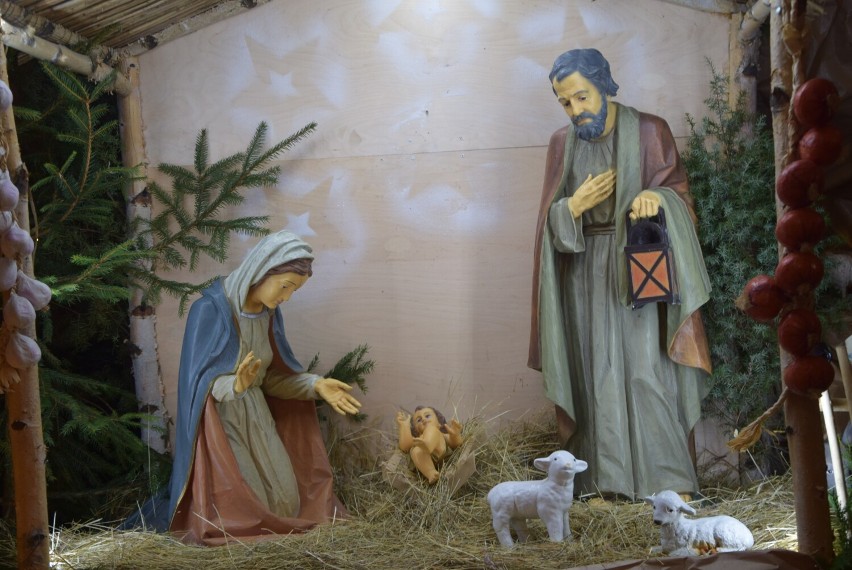 Szopka bożonarodzeniowa w Sanktuarium Księżnej Sieradzkiej