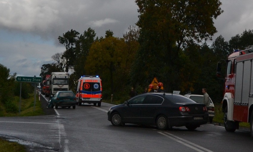 Wypadek w okolicy Kościeleczek. Trzy osoby trafiły do szpitala