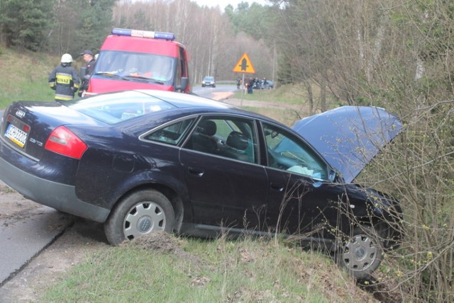 Wypadek między Męcikałem a Brusami