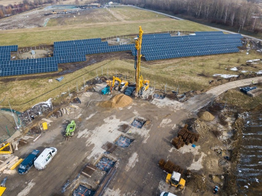 Krośnieński Holding Komunalny modernizuje plac kompostowni przy Zakładzie Unieszkodliwiania Odpadów [ZDJĘCIA]