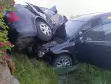 Wypadek w gminie Wartkowice. Zderzyły się dwa pojazdy ZDJĘCIA