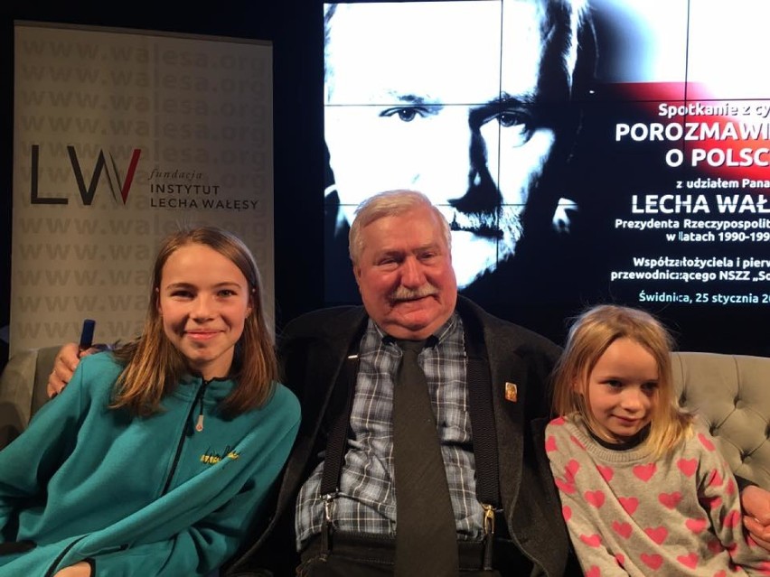 Lech Wałęsa w Świdnicy... rozmawiał o Polsce
