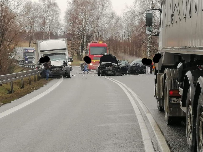 Śmiertelny wypadek na drodze 94 w Gotkowicach między Olkuszem a Krakowem