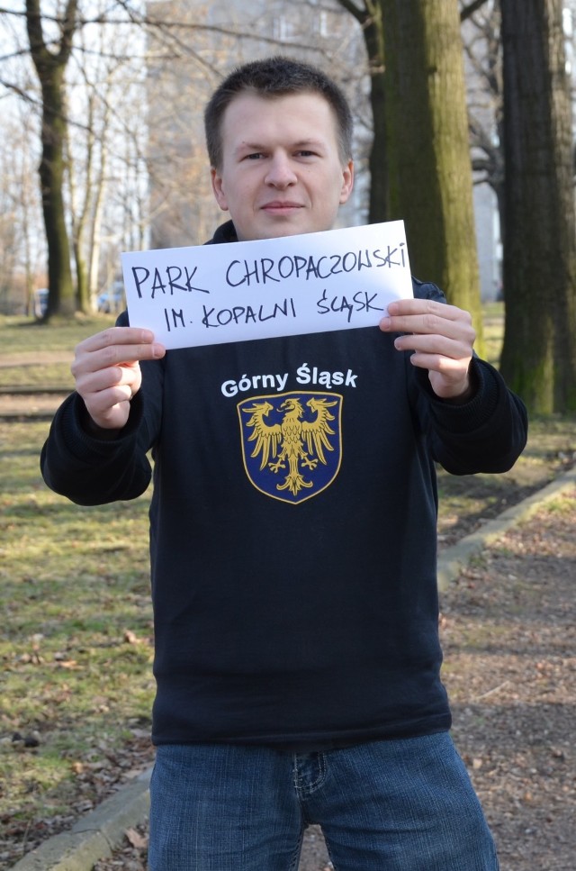 Alan Zych zaproponował nazwę dla parku im. Kopalni Śląsk. To ona zdobyła najwięcej głosów Internautów