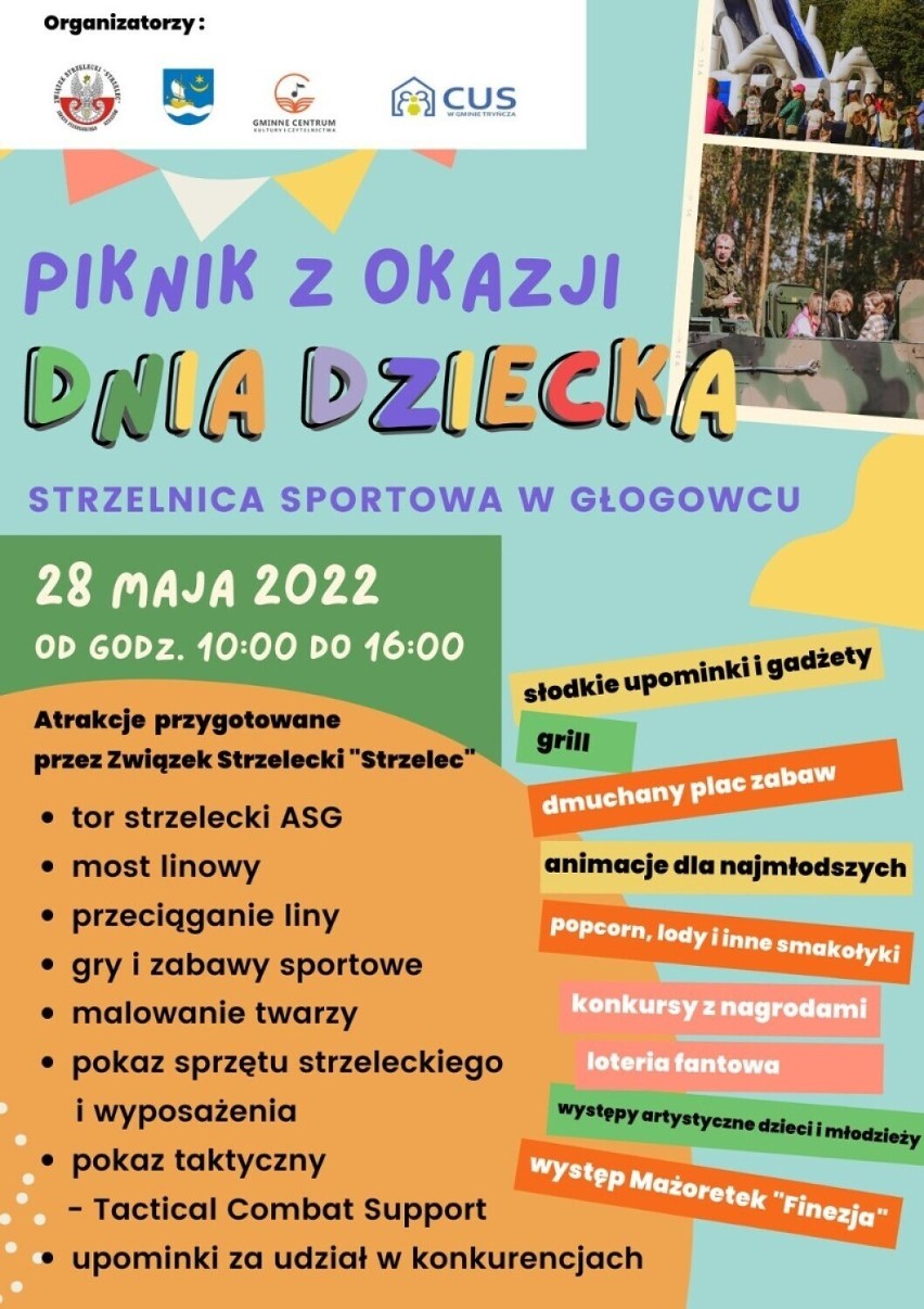 Z okazji Dnia Dziecka na Strzelnicy Sportowej w Głogowcu, 28...